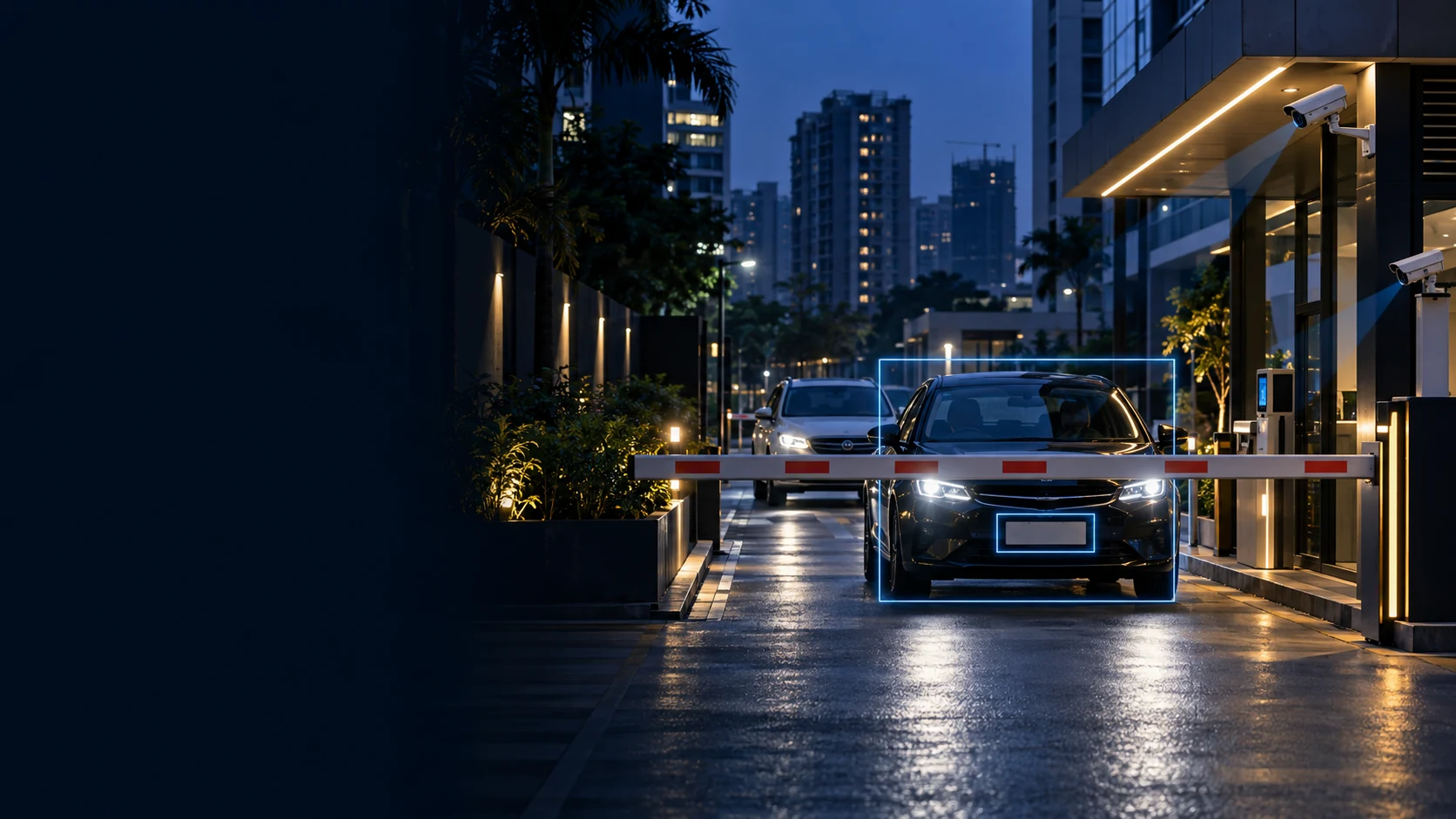 Computer vision parking concept image