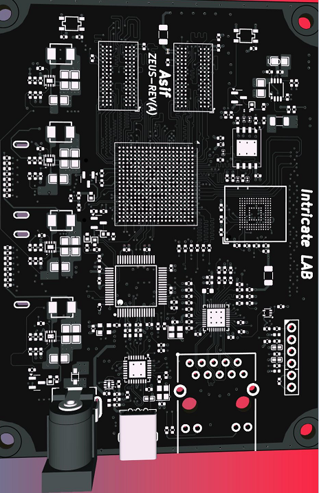 Zynq PCB — alternate view